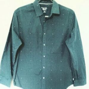 Original Penguin  Men's Green Shirt  Size 16 32/33  #0239
